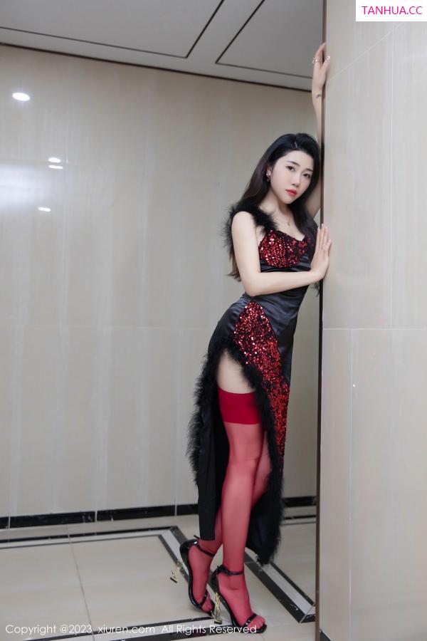   [XiuRen]高清写真图 2023.04.18 No.6587 严利娅Yuliya 丝袜美腿第8张图片